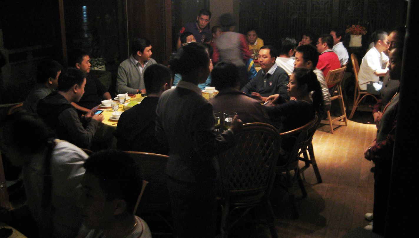 Kickoff dinner in Changsha.