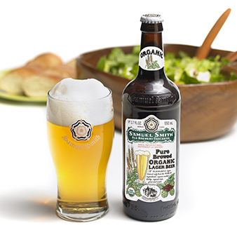 Samuel Smith's Pure Brewed Organic Lager & Salad